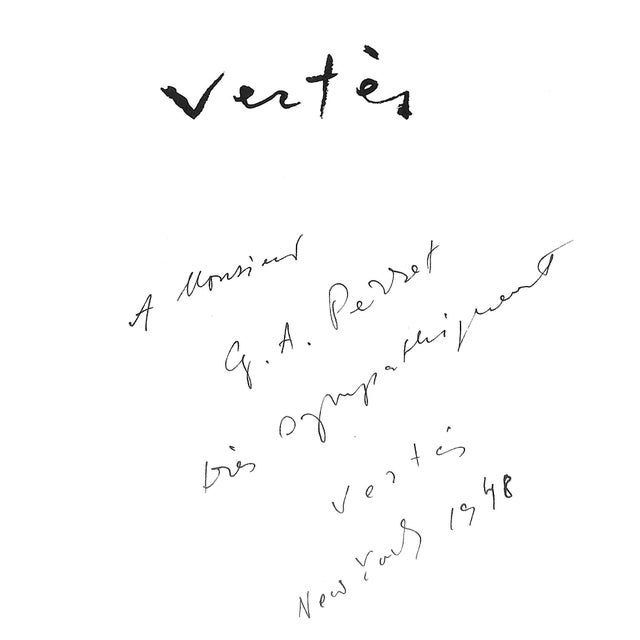 CARCO, Francis [text by] Inscribed by Vertes on half-title page [169] pp. Antheneum Publishing Company, Inc. In...