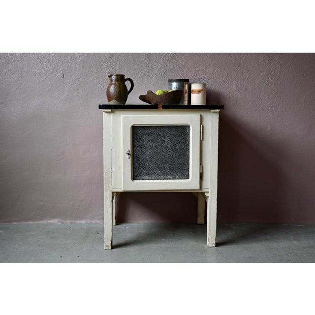 Wood Serving Table with Farmhouse Window, France, 1940s For Sale - Image 7 of 18