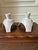 Vintage Handcrafted Signed Atomic Glazed Terracotta Candleholders - A Pair For Sale - Image 4 of 18