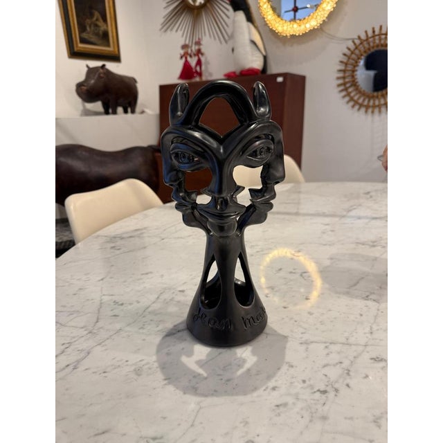 4 Faces Vases from Jean Marais, 1960s For Sale - Image 4 of 12