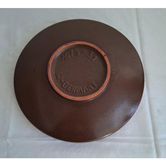 Vintage German Ceramic Bowl in Gray-Green-Brown Glaze from Carstens Tönnieshof, 1970s For Sale - Image 3 of 4