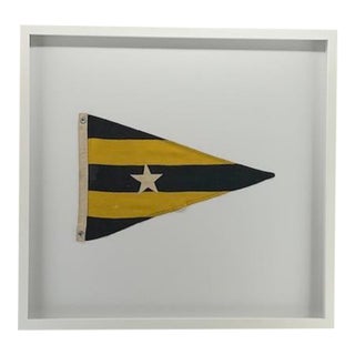 Vintage Nautical Yacht Club Pennant For Sale