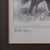 Glass Vintage Highland Cow Artist's Proof, English, Framed, Stamp Art, Barry Driscoll For Sale - Image 7 of 11