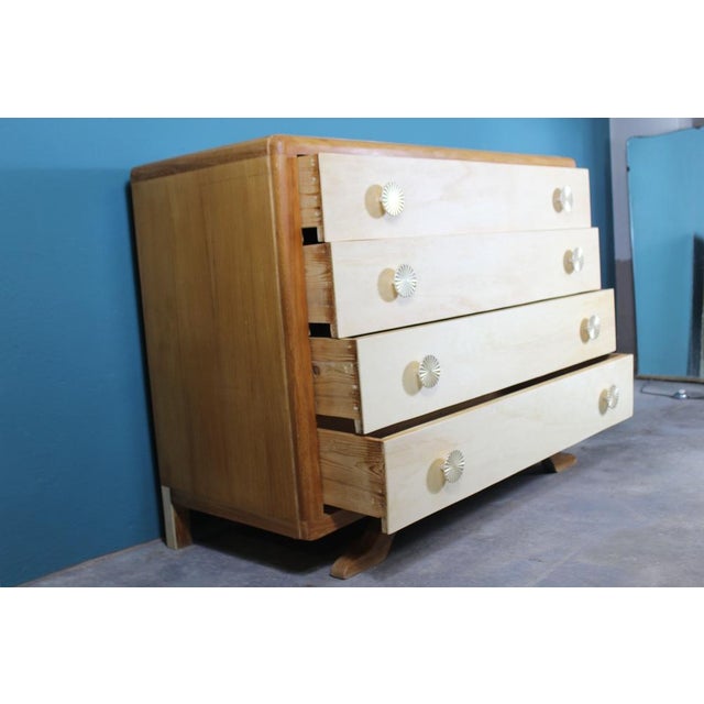 Wooden Chest of Drawers, 1950s For Sale - Image 6 of 18