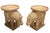 2000 - 2009 Pair of Vintage Woven Wicker Elephant Side Tables For Sale - Image 5 of 12