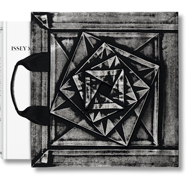 White TASCHEN Books "Issey Miyake" Collector's Edition with Miyake Designed Book Bag For Sale - Image 8 of 8