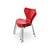 Series 7 Chairs by Arne Jacobsen for Fritz Hansen Red, Set of 3 For Sale - Image 12 of 13