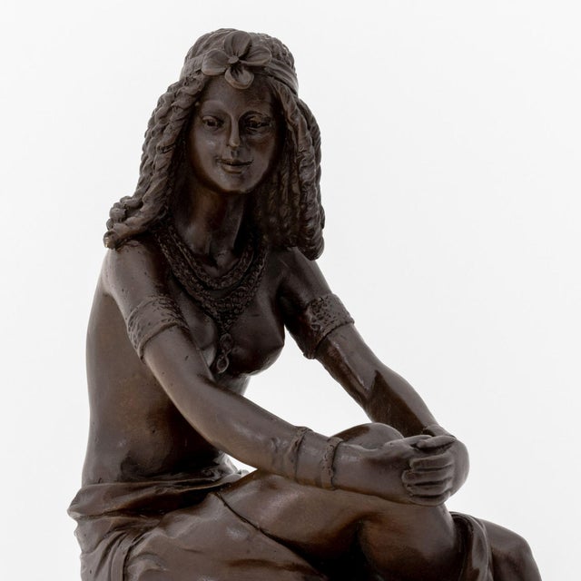 Art Deco After d.h. Chiparus Cleopatra Patinated Bronze For Sale - Image 3 of 14