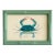 Original Hand-Painted Crab Painting in a Hand-Painted Frame For Sale
