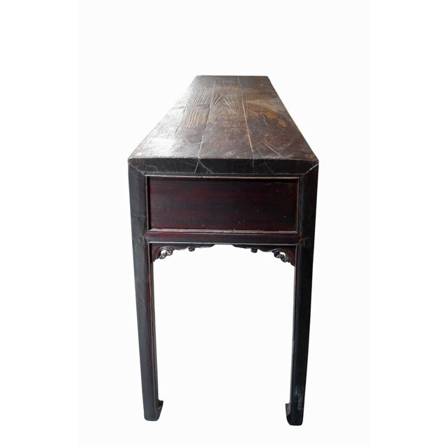 19th Century 104" Long 5 Drawer Console Table For Sale In Greensboro - Image 6 of 11