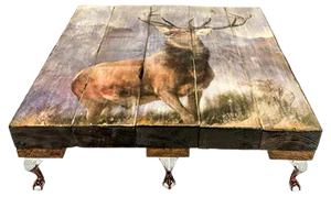 Grand Highland Stag Coffee Table from Cappa E Spada