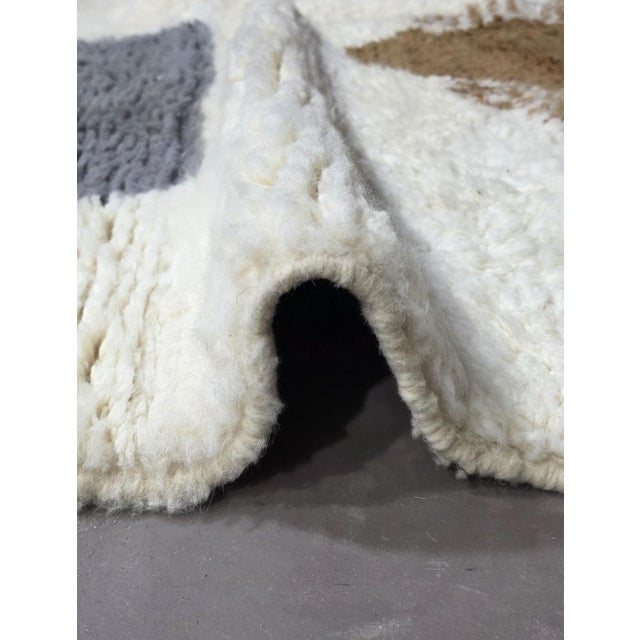 Contemporary Moroccan Wool Rug - 9.8 X 6.7 Ft For Sale - Image 4 of 6