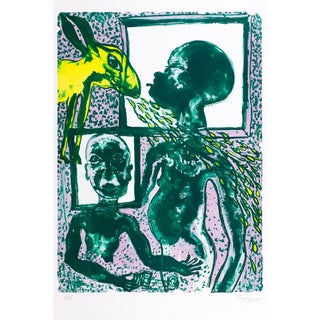 Barthélémy Toguo, Supernatural, 2017, Lithograph For Sale