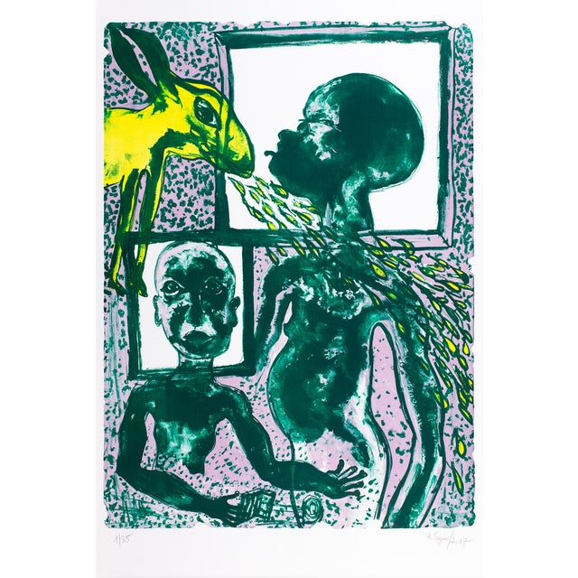 Barthélémy Toguo, Supernatural, 2017, Lithograph For Sale