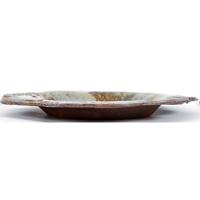 Ceramic 1980s Nancy Weeks Dudchenko Glazed Decorative Ceramic Dish Bowl For Sale - Image 7 of 8