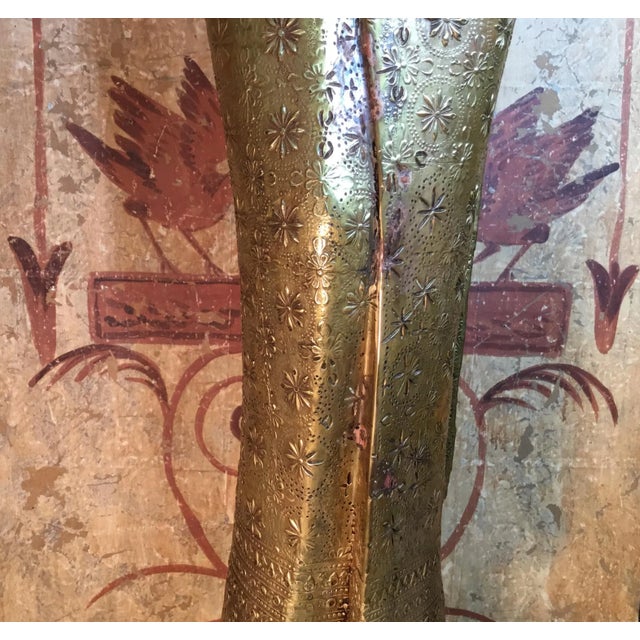 Vintage Standing Bronze Woman Statue For Sale - Image 11 of 13