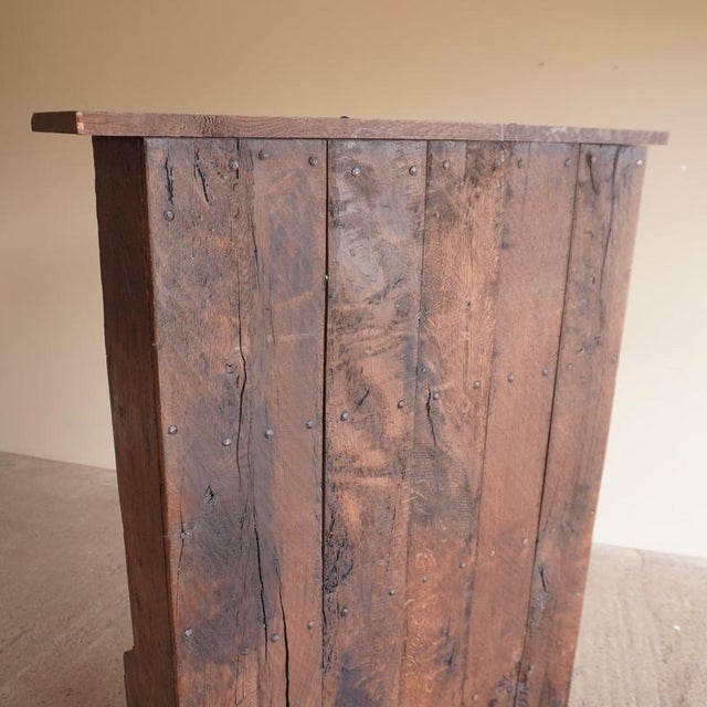 Scalloped Oak Cabinet For Sale - Image 12 of 16