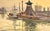 Late 20th Century Sailboats at the Dock - Seascape by Yoshiro Shimidzu For Sale - Image 5 of 8