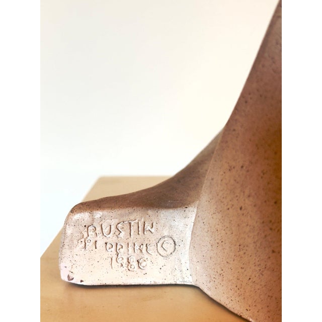 Beige Vintage 1980 David Fisher for Austin Productions Beginnings Mother and Child Large Sculpture For Sale - Image 8 of 10