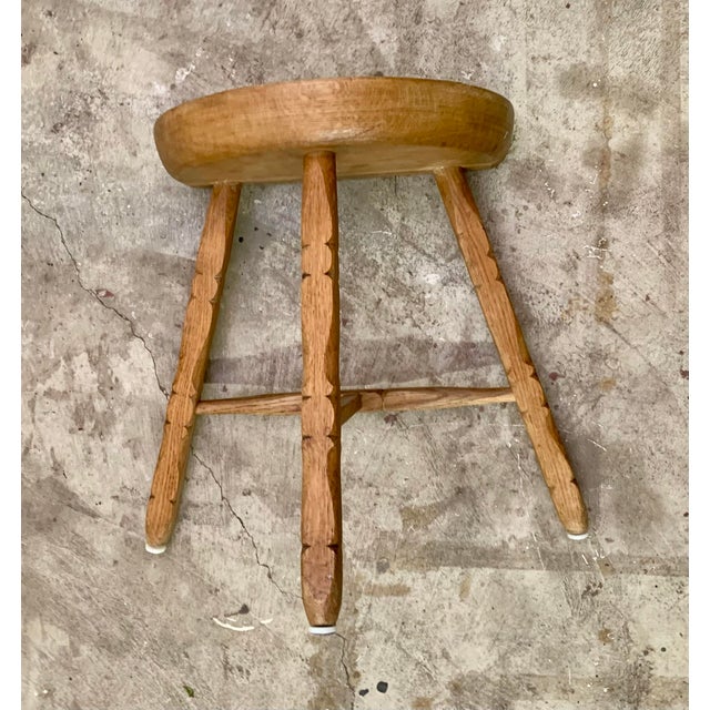 1960s Stool in Oak, Denmark For Sale In New York - Image 6 of 7