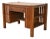 Stickley Brothers Style Antique Mission Oak Arts & Crafts Desk With Built-in Bookcases, Circa 1900 For Sale