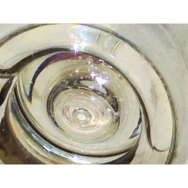 Vintage Egyptian Glass Perfume Bottle, Hand-Blown For Sale - Image 9 of 9