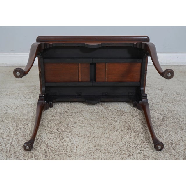 Saybolt Cleland Attributed Queen Anne Mahogany Tea Table For Sale - Image 12 of 12