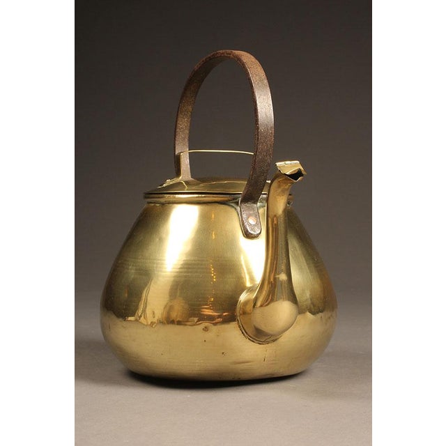 18th Century French Brass Teapot With Wrought Iron Handle, Circa 1790 For Sale In Indianapolis - Image 6 of 10