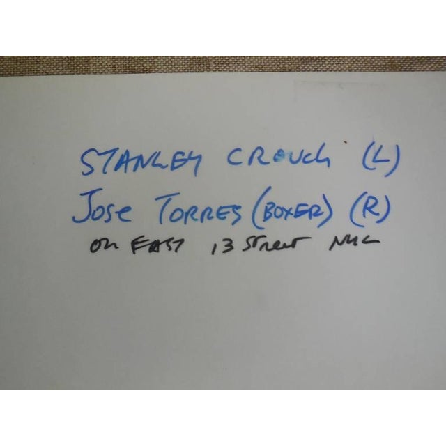 Fred McDarrah, Stanley Crouch, Jose Torres, 1984 For Sale In Miami - Image 6 of 7