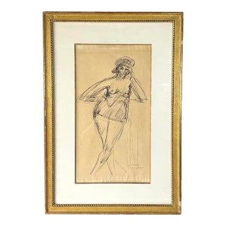 Early 20th Century French Lithograph by Andre Albert Dunoyer De Segonzac (1884-1974) For Sale