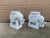 Mid-Century Modern A Palm Beach Icon | 1970s White Wicker Elephant Drinks Tables, Pair For Sale - Image 3 of 10