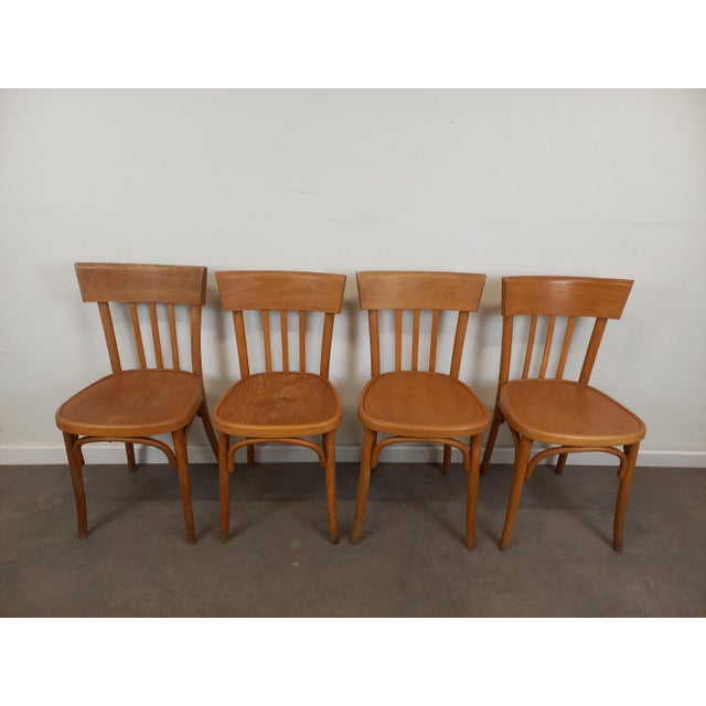Bistro Chairs, 1960s, Set of 4 For Sale - Image 4 of 18