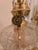 19th Century Pair of Vintage Brass and Glass Oil Lamps For Sale - Image 5 of 5