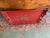 Vintage Red Hand Painted Chinoiserie Tole Tray For Sale In Seattle - Image 6 of 12
