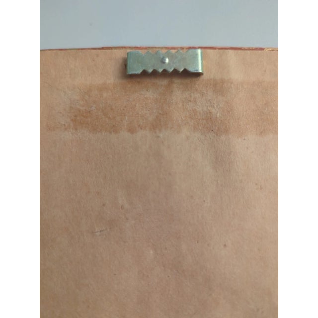 Late 20th Century Painting on Silk Signed by Lavi Zion "Simhat Torah Dancing Hassidim" 8.25"x6.25" For Sale - Image 17 of 17