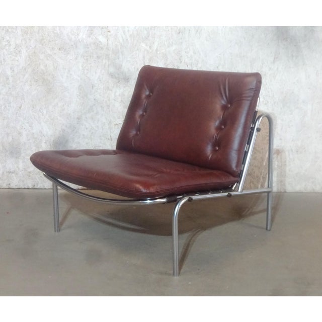 Brown Model SZ07 Kyoto Lounge Chair by Martin Visser for ‘t Spectrum, 1969 For Sale - Image 8 of 8
