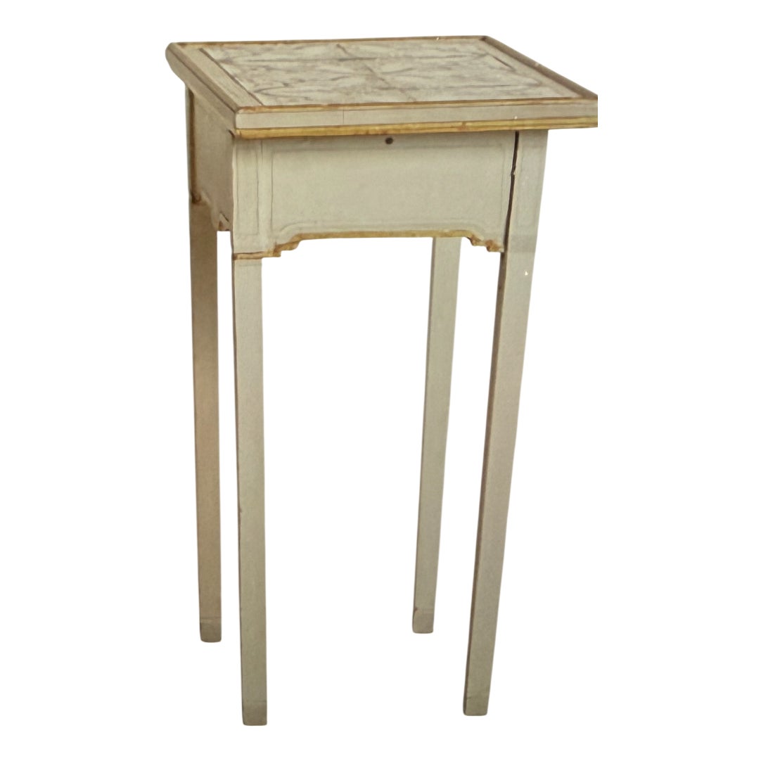 Faience Table with Delft Tiles | Chairish