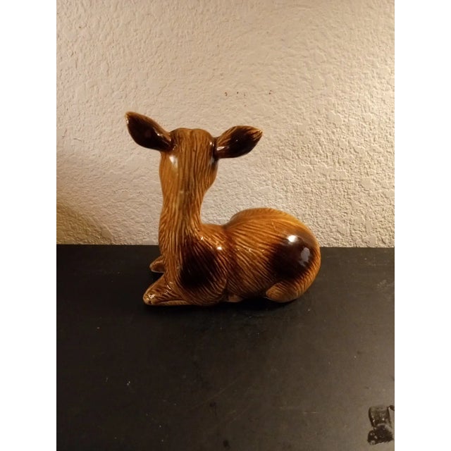 Figurative Vintage Ceramarte Deer Figurine, Made in Brazil For Sale - Image 3 of 6
