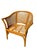 Wood Vintage McGuire Style Rattan & Cane Barrel Back Armchairs, C. 1980s For Sale - Image 7 of 16