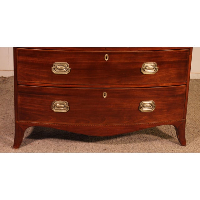 Bombé Chest of Drawers in Mahogany, 1800s For Sale - Image 5 of 14