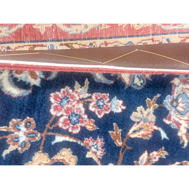 1980s Pasargad DC Super Fine Hand Knotted Silk & Wool Rug For Sale - Image 5 of 18