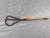 Antique Wood Woven Metal Rug Beater Herkules For Sale - Image 9 of 12