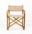 Mid-Century Bamboo and Fabric Director's Folding Chairs, Italy, 1960s, Set of 2 For Sale - Image 10 of 18