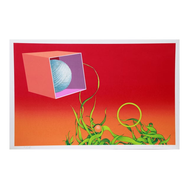 Rita Simon, Visionary Landscape Antiquity, Serigraph For Sale