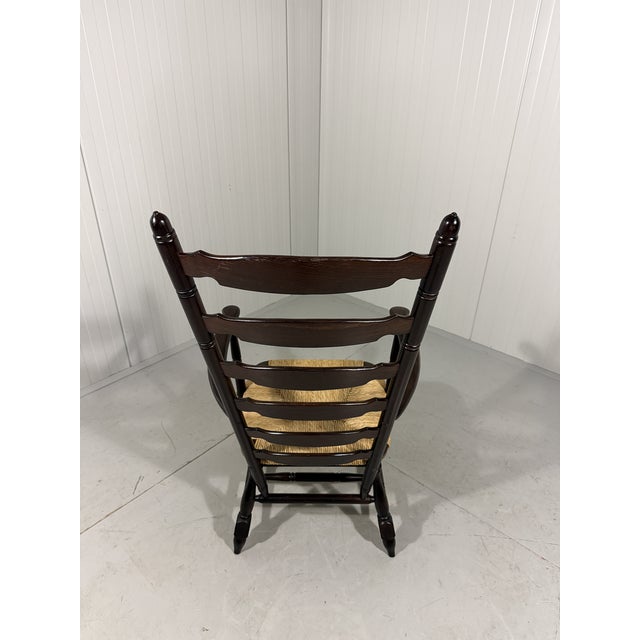 Brutalist Rustic High Ladder Back Armchair, 1960s For Sale - Image 17 of 18