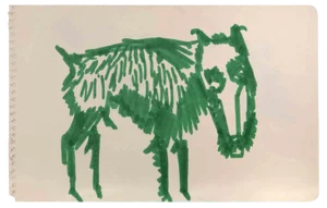 Reynold Arnould, Animal, Marker Drawing, 1970