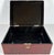 Wood Art Nouveau Red Lacquered Floral Box: Japanese Antique, Made in Japan For Sale - Image 7 of 10