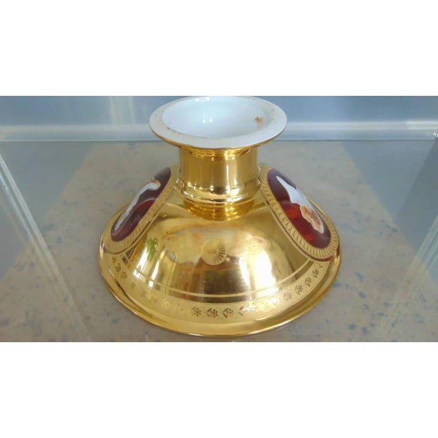 Empire Porcelain Bowl With Cameo Profiles For Sale - Image 9 of 11