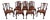 Set of 10 Ethan Allen Ball & Claw Mahogany Dining Room Chairs For Sale