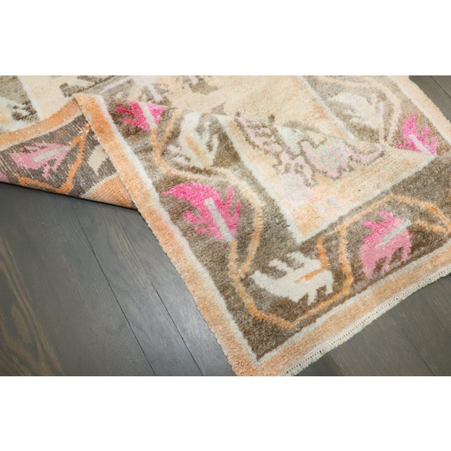 Mid 20th Century Vintage Zabihi Collection Tibetan Rug - 2'8" x 4'11" For Sale - Image 5 of 6